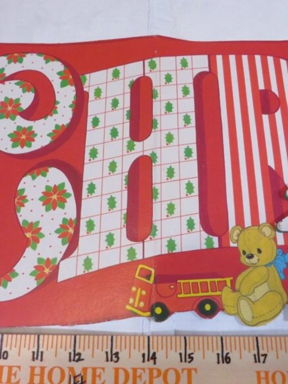 Vintage Christmas Classroom Bulletin Board Die Cut Honeycomb Decor 6 Piece Lot